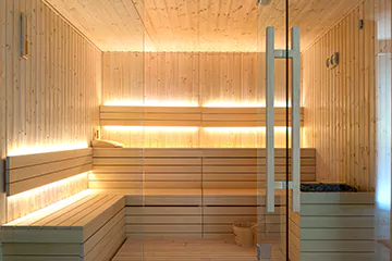 Modern Sauna Setup in Oshawa, Ontario