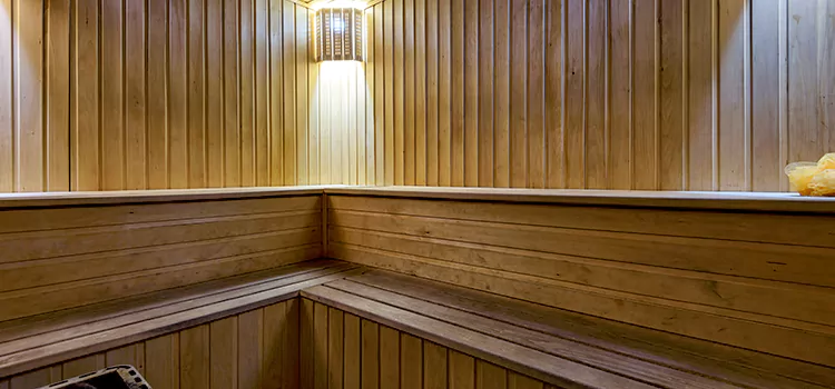 Modern Outdoor Sauna  Setup in Oshawa, Ontario