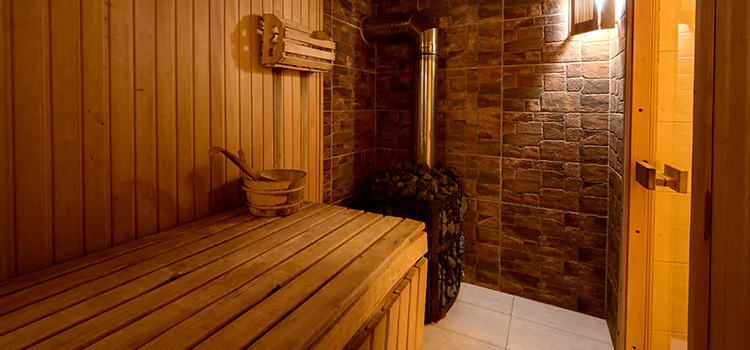 Traditional Sauna Cabin Conversion in Oshawa, Ontario