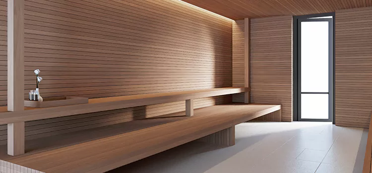 Spruce Wood Sauna Maintenance in Oshawa, ON