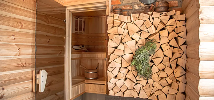 Eucalyptus Wood Sauna Walls Repair And Installation in Oshawa, ON