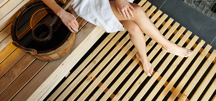 Composite Sauna Deck Installation in Oshawa, ON