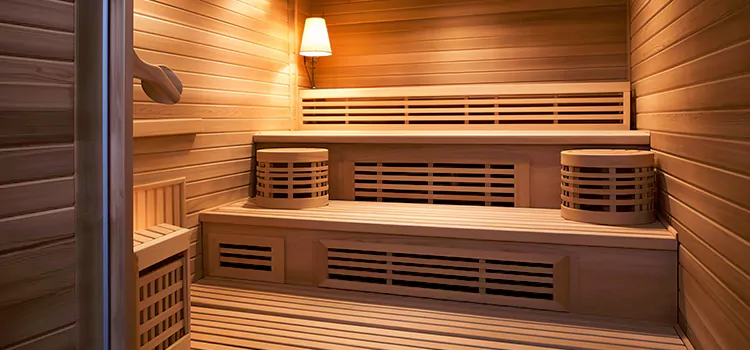 Outdoor Sauna Setup in Oshawa, ON